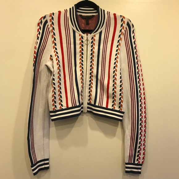 BCBG MaxAzria Thomas Jacquard Bomber Jacket - Picture 3 of 8